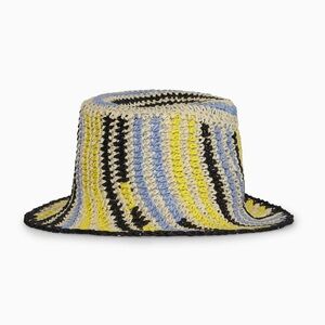 COS WOVEN STRAW BUCKET HAT